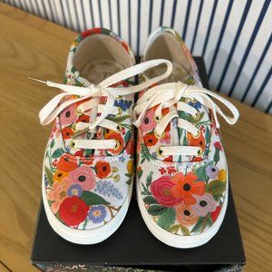 NEW Keds x Rifle Paper Co Champion Seasonal Garden Floral Sneakers Kids Size 10